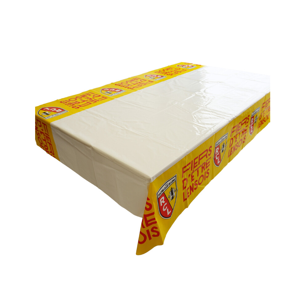 Rubies Rc Lens Plastic Tablecloth 130 X 180 Cm Gold