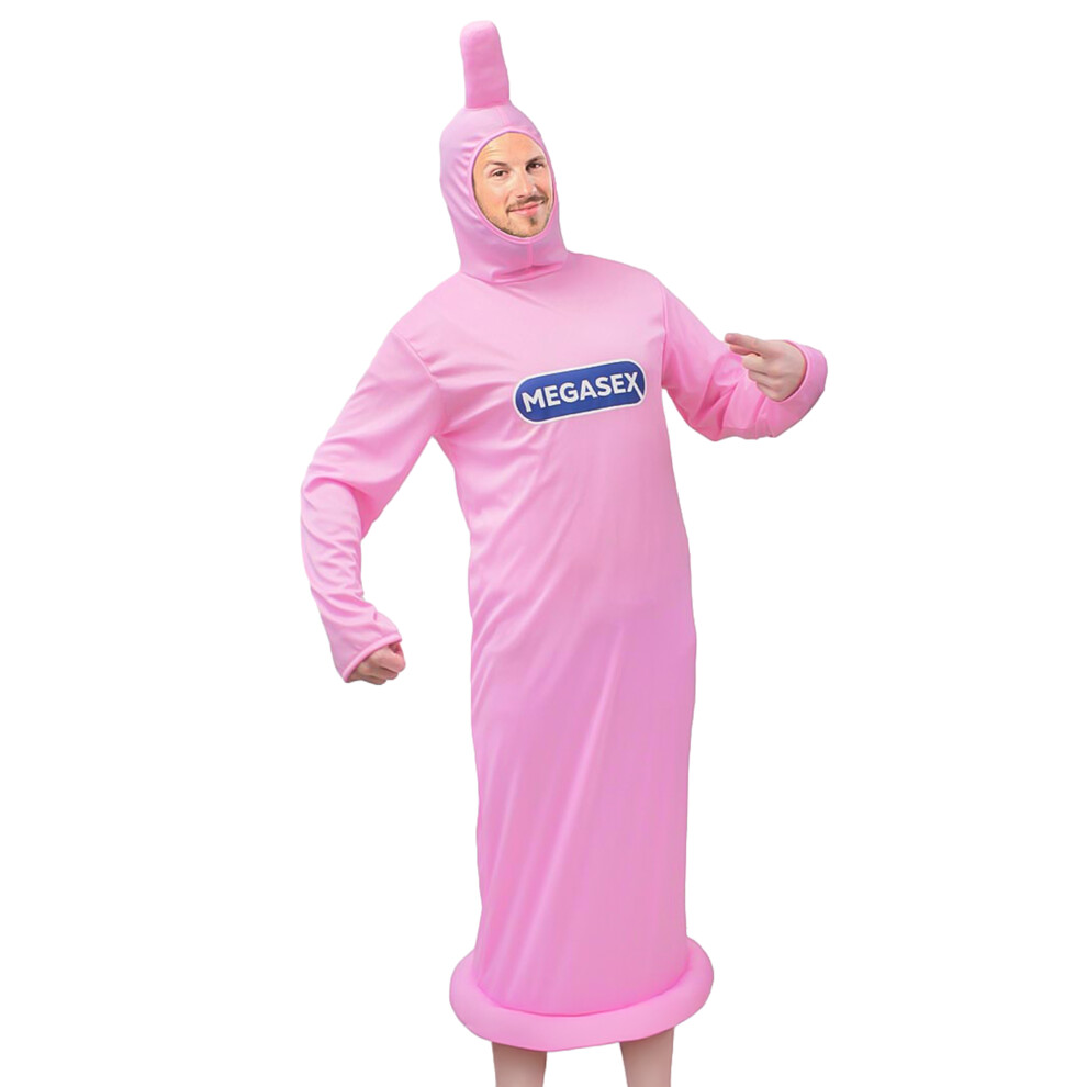 Rubies Adult Condom Costume Pink