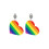 Rubies Rainbow heart earrings 2