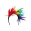 Rubies Adult rainbow feather headband 2