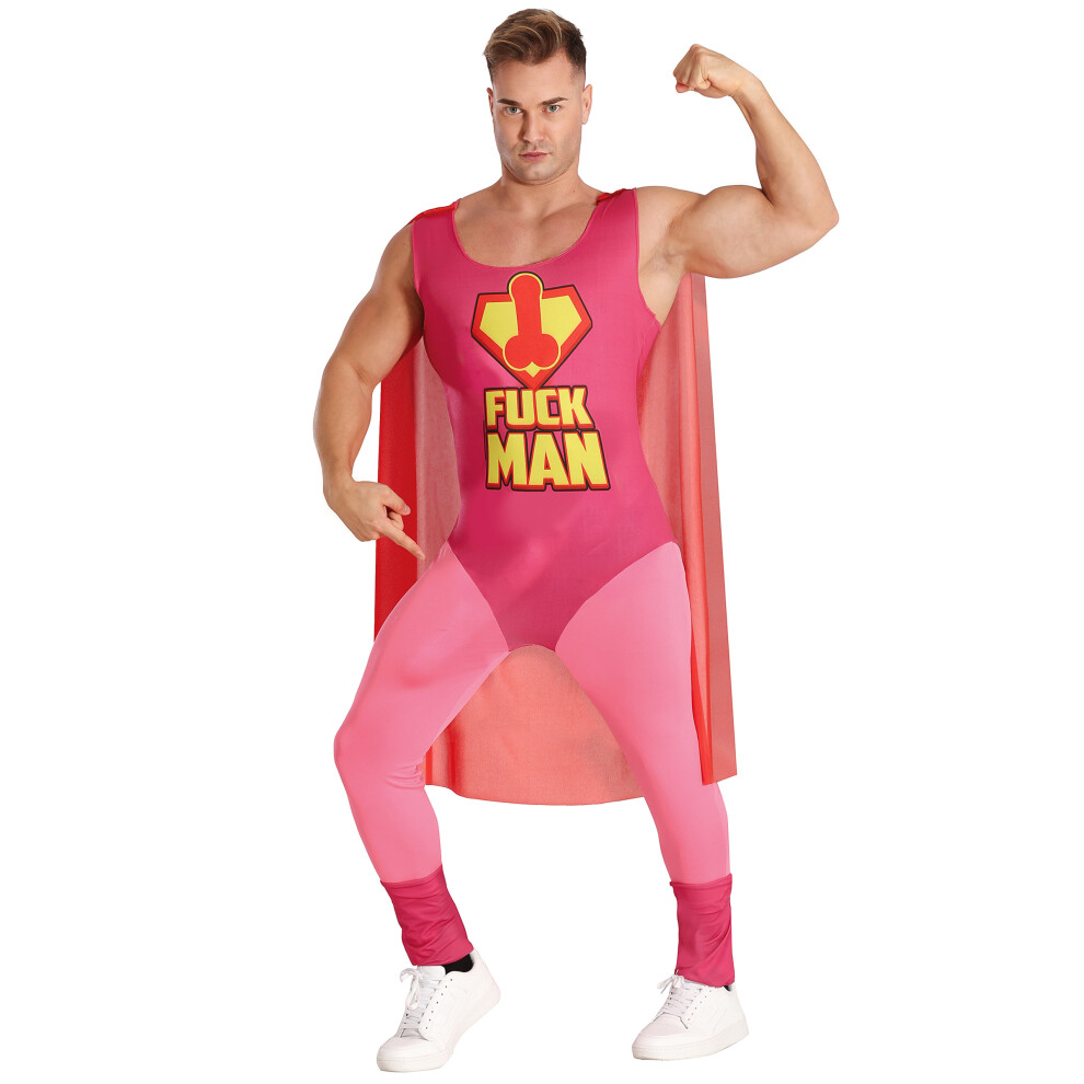 Rubies (L (52-54)) Adult Fuckman Costume Red