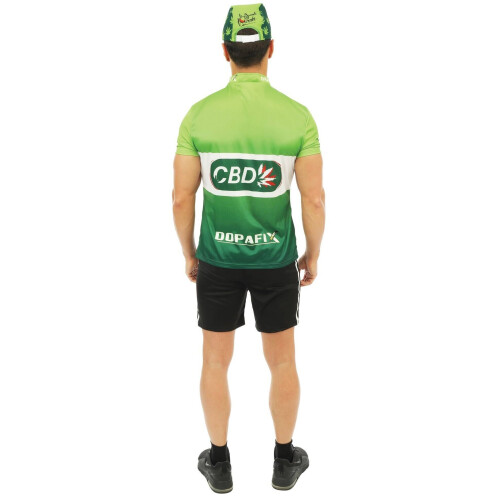 Rubies (S/M) Green CBD cycling costume for men 1