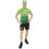 Rubies (S/M) Green CBD cycling costume for men 3
