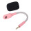 Pink Barracuda X Compatible 3.5mm Detachable Boom Mic for Gaming Headset 2