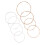 8 cordes de mandoline en bronze phosphoré timbre 12