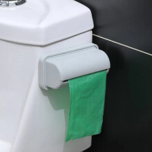 Grey Wall Mount Trash Bag Holder Plastic Garbage Dispenser No Drill for Kitchen