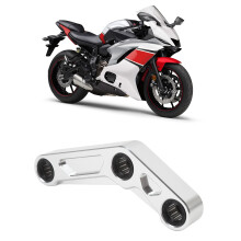 Motorrad-Gabelverlängerung für MT07 YZF-R7, silber, hinten vermindert die Höhe