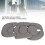 Universal Gray Baby Pram Liner Insert Cushion 62x36cm 4