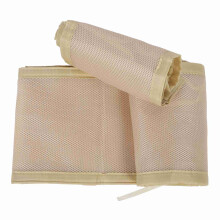 Baby Mesh Crib Bumper Adjustable Height Breathable Mesh for Full Size Crib
