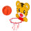 Hanging Basketball Hoop Mini Plastic with 2
