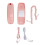 Wall Mountable Corded Phone for Seniors w/ Volume Control Pink 2