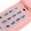 Wall Mountable Corded Phone for Seniors w/ Volume Control Pink 12