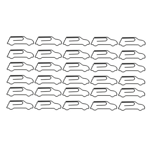 30Pcs Assorted Paperclip Car Shape Creativity 1