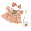 Rie Floral 20cm/7.9in Conjunto de ropa para muñecas algodón PP 7