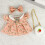 Rie Floral 20cm/7.9in Conjunto de ropa para muñecas algodón PP 5