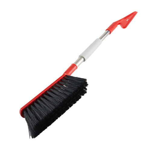 2-in-1 Schneebürste und Eiskratzer Rot, verstellbare Größe 2