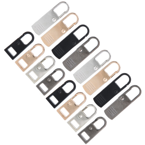16Pcs Zipper Pull Tab Replacement SpringLoaded 2