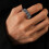 R06 Smart Ring 18 mAh, Größe 9, IP68 Metall 8