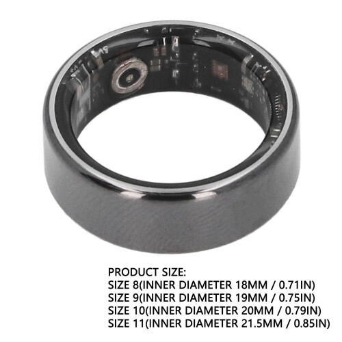 R06 Smart Ring 18 mAh, Größe 9, IP68 Metall 1