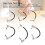 Guitar Effect Pedal Cable 6 pcs 15cm 1/4 Inch Right Angle Patch Cable Silver 7