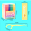 50pcs Colored Dental Floss With Toothpicks Flavored 2