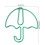 20Pcs Mini Photo Clip UmbrellaShaped Paperclip 14