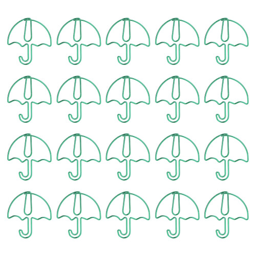 20Pcs Mini Photo Clip UmbrellaShaped Paperclip 1