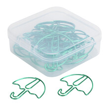 20Pcs Mini Photo Clip UmbrellaShaped Paperclip
