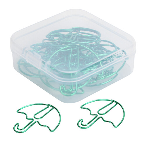 20Pcs Mini Photo Clip UmbrellaShaped Paperclip