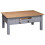 VidaXL vidaXL Solid Pine Wood Coffee Table Grey Living Room Side End Table Tea Stand 6