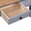 VidaXL vidaXL Solid Pine Wood Coffee Table Grey Living Room Side End Table Tea Stand 8