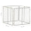 VidaXL vidaXL Garden Composter 85x85x70 cm Galvanised Iron Compost Bin Waste Box 4