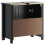 VidaXL vidaXL Bathroom Sink Cabinet Storage Vanity Unit BERG Black Solid Wood Pine 6