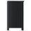VidaXL vidaXL Bathroom Sink Cabinet Storage Vanity Unit BERG Black Solid Wood Pine 5