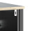 VidaXL vidaXL Bathroom Sink Cabinet Storage Vanity Unit BERG Black Solid Wood Pine 7