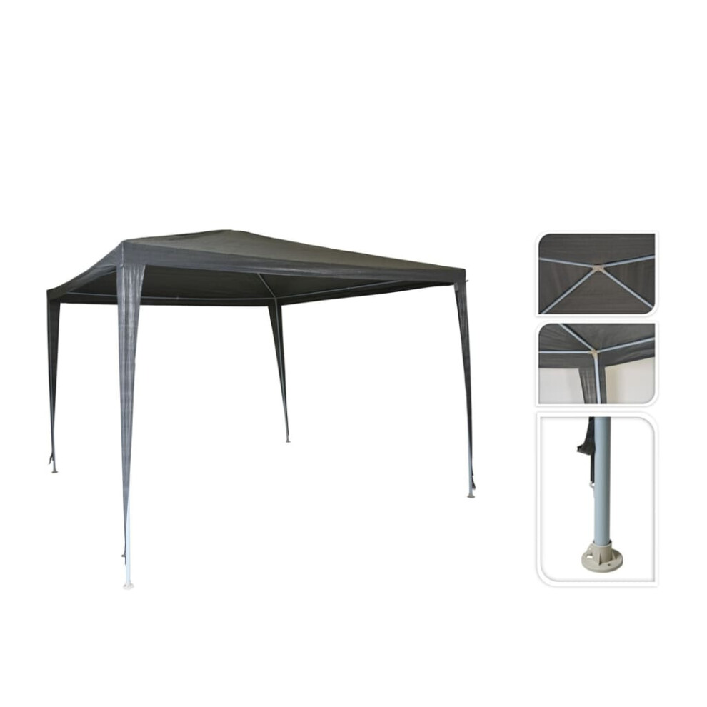 ProGarden Tente de réception 300x300x245 cm Gris 441884