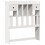 VidaXL vidaXL Bookcase Bed without Mattress Bed Frame White 90x200 cm Solid Wood Pine 6