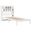 VidaXL vidaXL Bookcase Bed without Mattress Bed Frame White 90x200 cm Solid Wood Pine 3