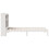 VidaXL vidaXL Bookcase Bed without Mattress Bed Frame White 90x200 cm Solid Wood Pine 7