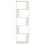 VidaXL vidaXL Solid Wood Pine Book Cabinet/Room Divider White Storage Rack Book Stand 5