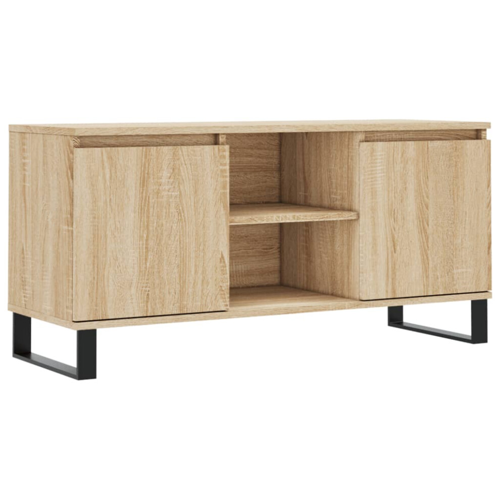 vidaXL TV Cabinet TV Unit Media Cabinet TV Stand Sonoma Oak Engineered Wood-image-OPC-PJ9X582-NEW