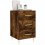 VidaXL vidaXL Bedside Cabinet Bedside Table Nightstand Smoked Oak Engineered Wood 3