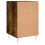 VidaXL vidaXL Bedside Cabinet Bedside Table Nightstand Smoked Oak Engineered Wood 8