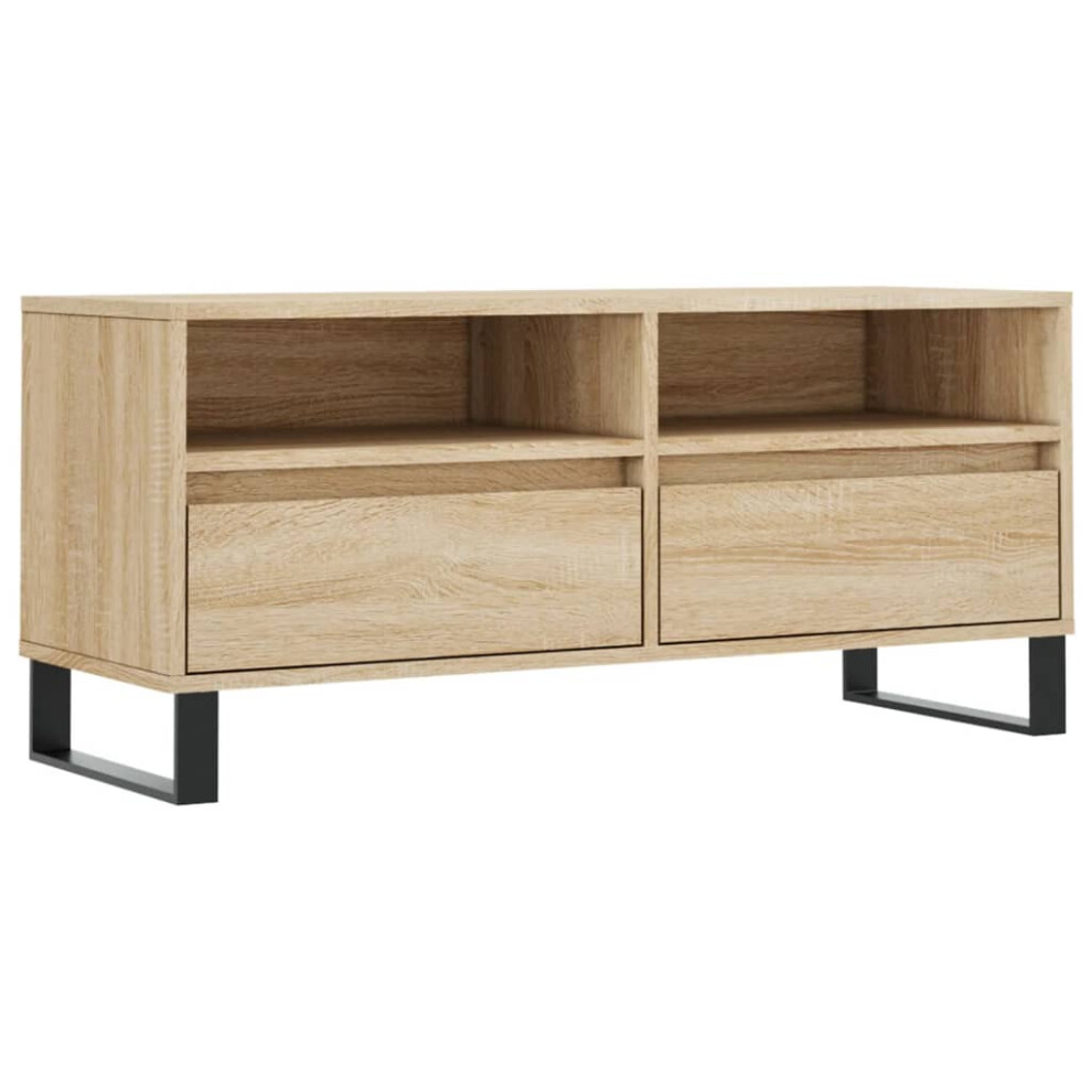 Vidaxl Tv Cabinet Tv Unit Media Cabinet Tv Stand Sonoma Oak Engineered Wood