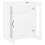 VidaXL vidaXL Wall Mounted Cabinet Storage Cabinet Cupboard White Engineered Wood 6