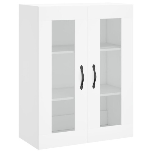 VidaXL vidaXL Wall Mounted Cabinet Storage Cabinet Cupboard White Engineered Wood 1
