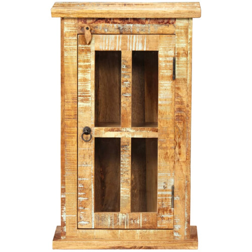 VidaXL vidaXL Solid Reclaimed Wood Wall Cabinet 44x21x72cm Storage Cupboard Vitrine 1