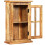 VidaXL vidaXL Solid Reclaimed Wood Wall Cabinet 44x21x72cm Storage Cupboard Vitrine 3