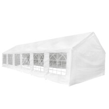 vidaXL Party Tent White 12x6m Outdoor Garden Marquee Gazebo Pavilion Canopy