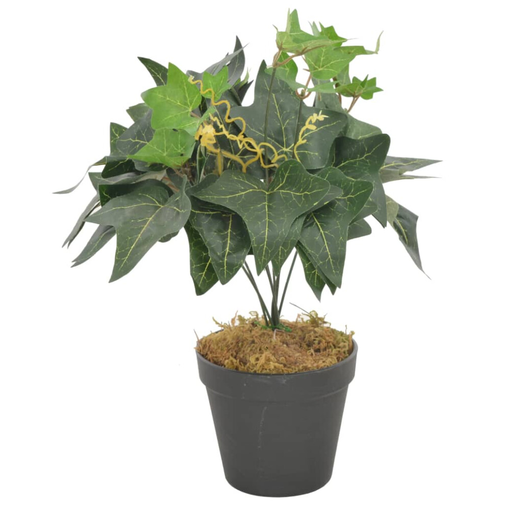 vidaXL Artificial Plant Ivy Leaves with Pot Green 45cm Realistic Fake Greenery